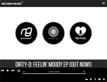 Tablet Screenshot of nexgenmusicgroup.com